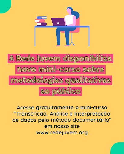 Rede Juvem disponibiliza novo mini-curso ao&nbsp;público